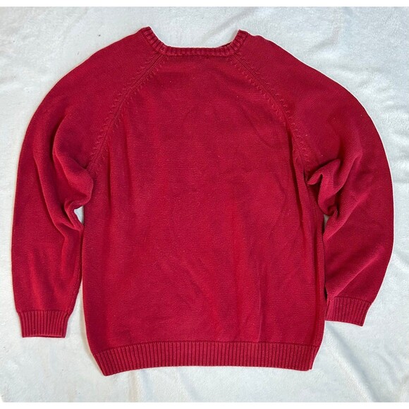 Basic Editions Vintage 100% Cotton Heavyweight Crewneck Pullover Sweater size L - Picture 6 of 6